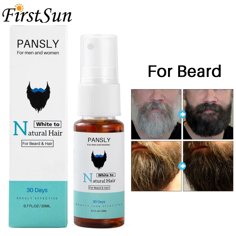 

Pansly Herb Gray White Hair Spray Liquid Treament Oil Change To Natural Black Nutrition In 30 Days No Side Effect Dropshipping