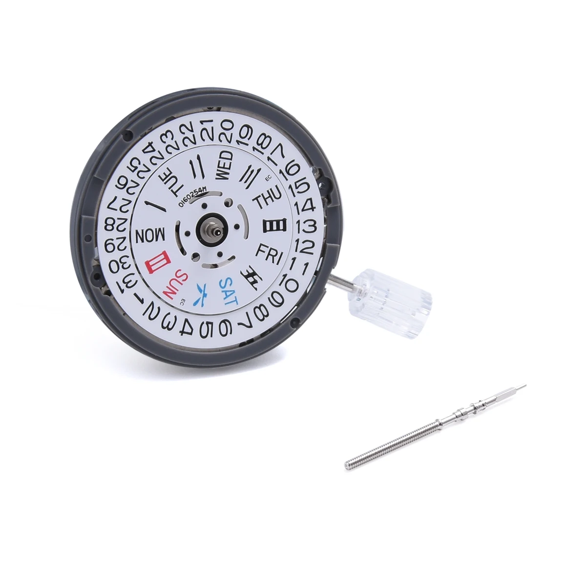 

Automatic Mechanical Movement & Stem-Hacking & Hand Winding For Seiko Hattori NH36Double Calendar Watch Movement Replacement