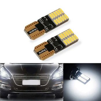 

2x Canbus Car LED T10 W5W 24LED Parking Light For Peugeot 307 206 301 207 2008 508 301 3008 406 507 208