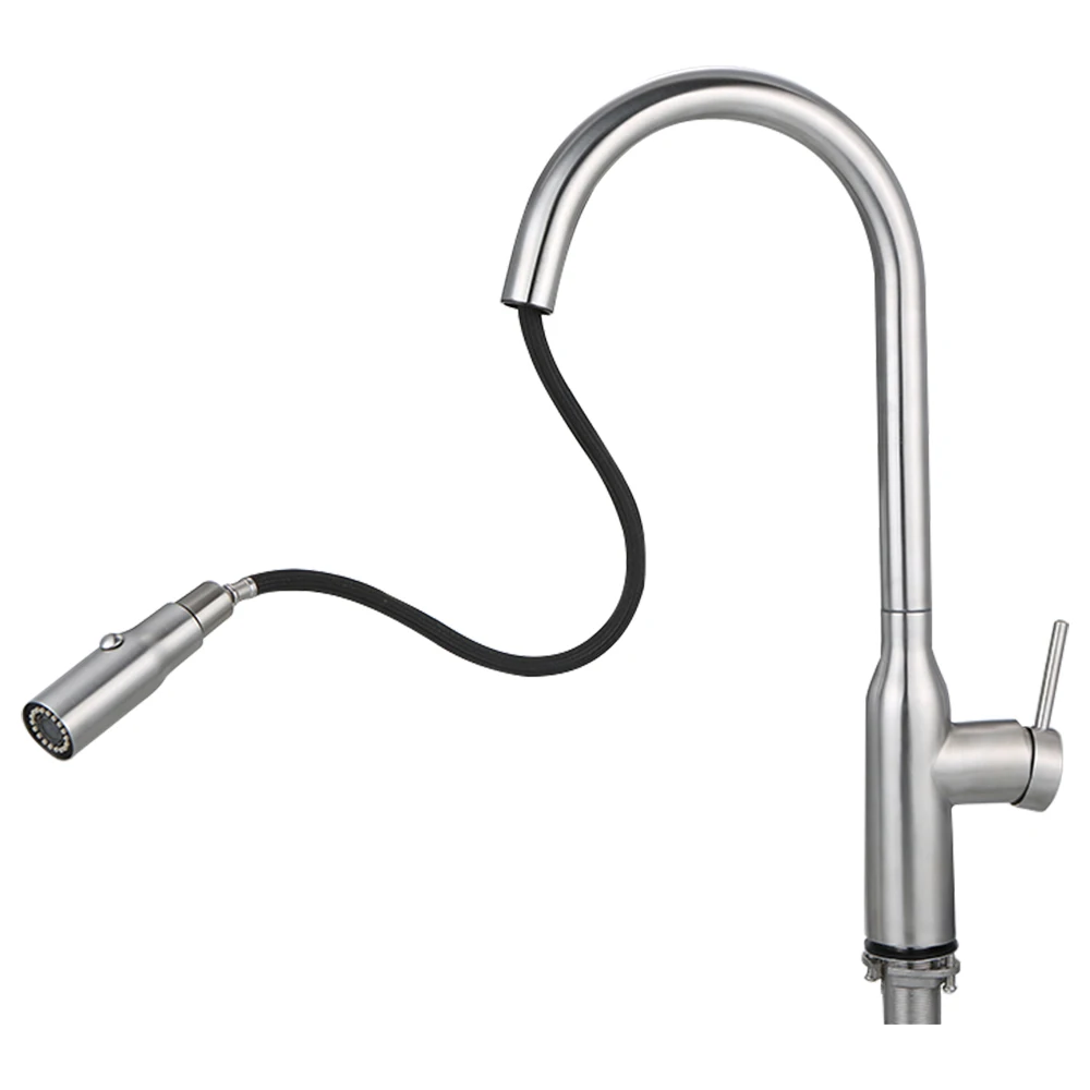 

Hot Pull Out Kitchen Faucets With 2 Spray Modes Rotatable Pull Down Bathroom Sink Sprayer Ceramic Valve Stainless Steel Water T