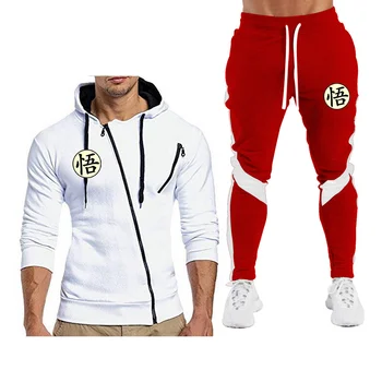 

New brand men's clothing suit sportswear 2-piece hoodie + pants men's sweater suit sportswear streetwear jacket free shipping