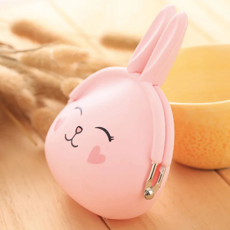 Kawaii модный кошелек для монет милый мультипликационный кролик в стиле кавай мешочек для женщин девочек маленький кошелек мягкий силиконовый кошелек для монет подарок для детей K1339 E