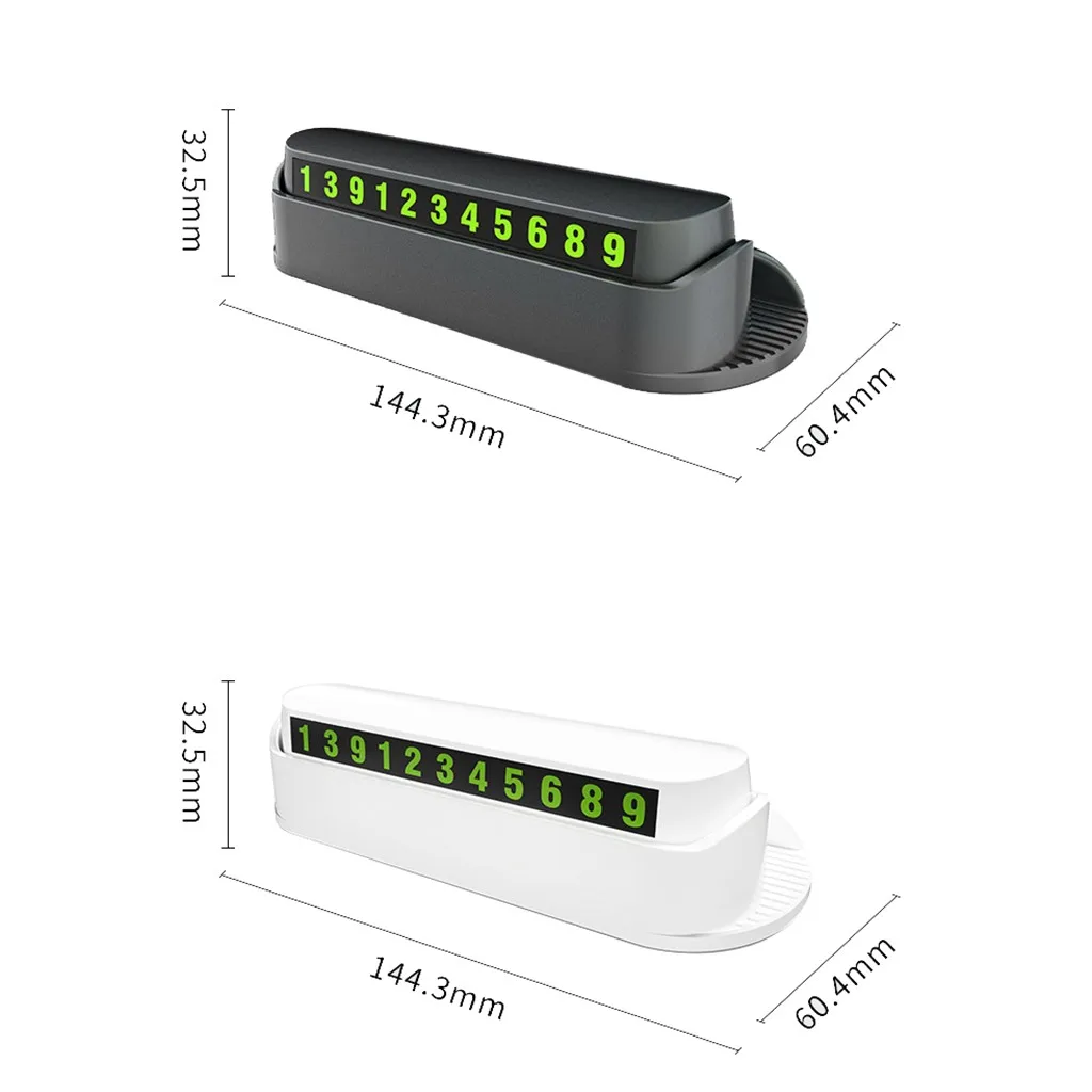 Франшиза флуоресцентный ночного видения номерной знак скрытый автомобиль временная парковка светящийся стоп знак номер телефона карта пластина
