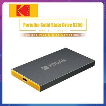 

Kodak X250 External SSD hard drive 120GB SSD 240GB 512GB Portable SSD External hard drive 1TB hdd for laptop with Type C USB 3.1