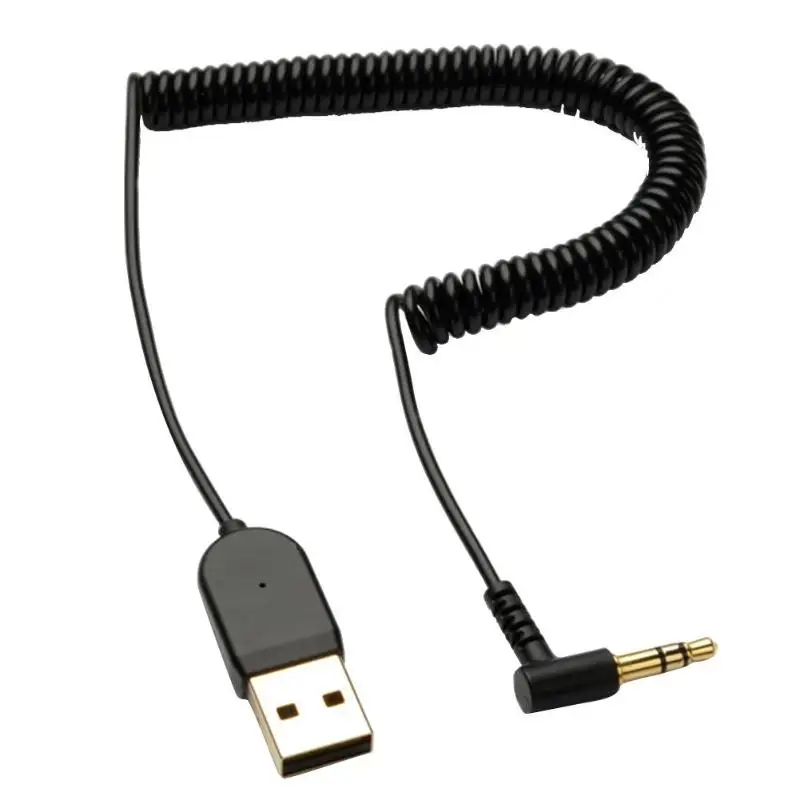 USB Bluetooth 5,0 аудио линия автомобиля 3,5 мм Джек портативный приемник Bluetooth навигация вещания громкой связи Музыкальная подвеска кабель