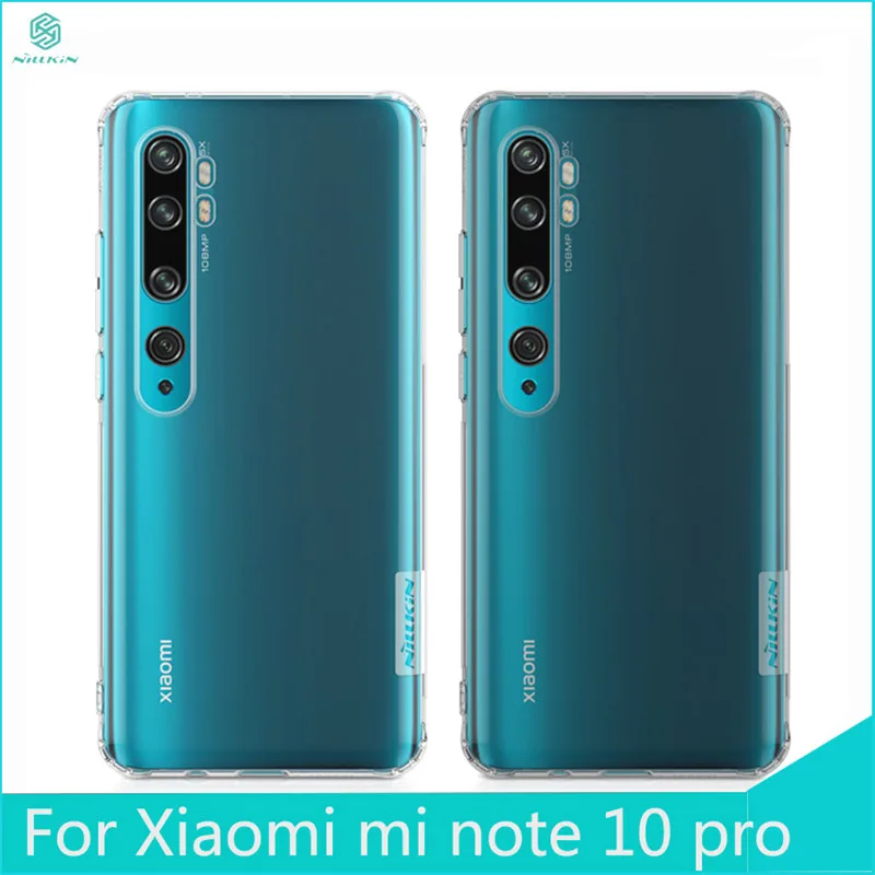 

For Xiaomi mi CC9 Pro Case NILLKIN Nature Ultra Thin Slim TPU Case For Xiaomi mi note 10 note 10 pro Fitted Cases Soft Cover