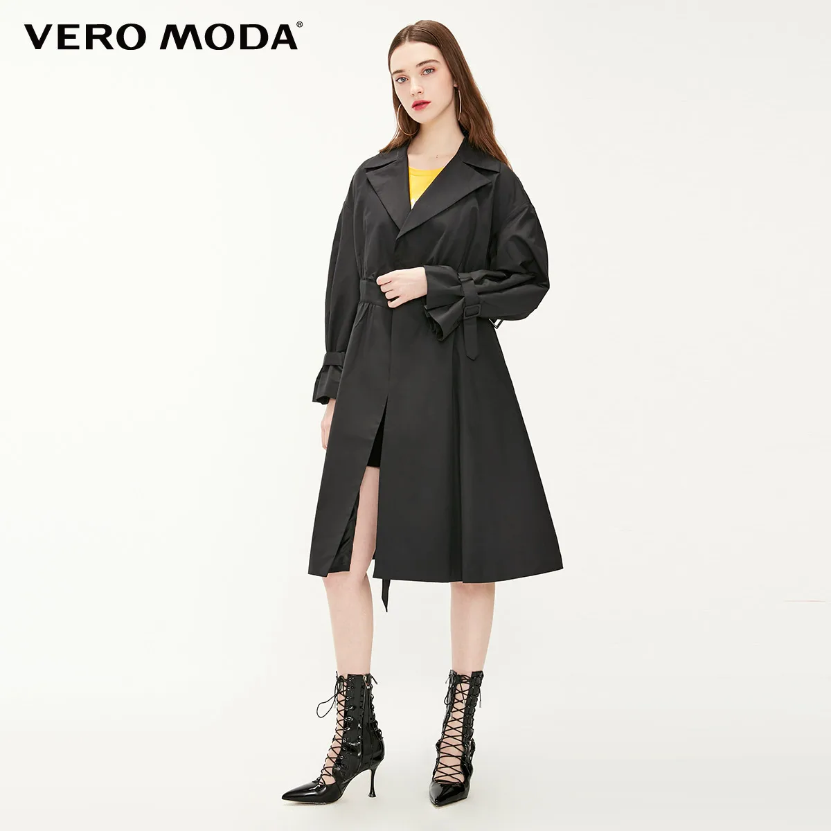 Vero Moda Женский Тренч на подкладке с декоративным поясом | 319121519