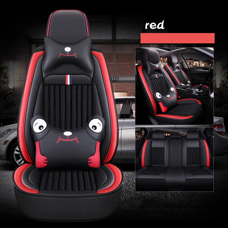 car believe leather car seat cover For chevrolet captiva tahoe cruze 2012 colorado spark 2011 aveo t250 accessories seat covers - Color Name: Color 8