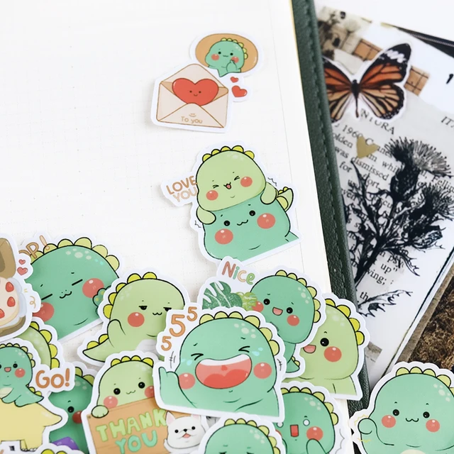 1 Pcs Dinosaur Jurassic Park Decor Cute Aesthetic Book Journal Stickers  Scrapbooking Stationery Sticker Flakes Art Supplies - Stationery Sticker -  AliExpress