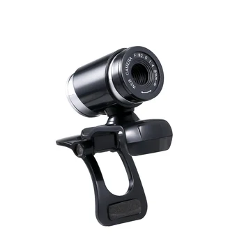 

100PCS 12MP USB 2.0 High-definition Web Camera with Microphone Clip-on Base 60FPS Drive-free for Laptop Computer Video Call