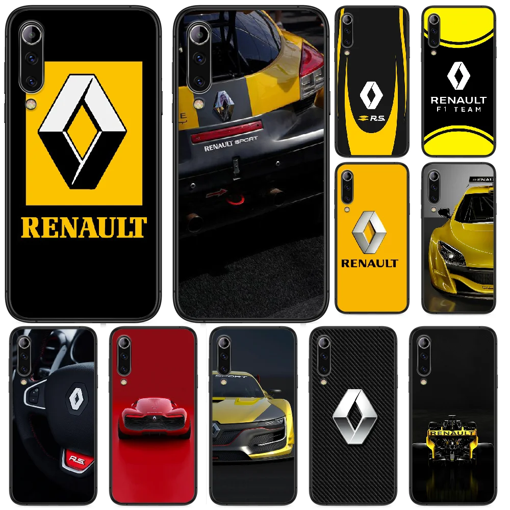 Автомобильный логотип Renault чехол для телефона Xiaomi Mi 6 8 A1 Note3 A2 9 CC9 9T A3 MIX 2 2S 3 Lite SE Pro