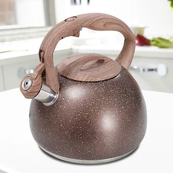 

3L Home Kitchen Cookware Coffee Large Capacity For Gas Stove Stainless Steel Automatic Whistling Heat Insulation Tea Kettle