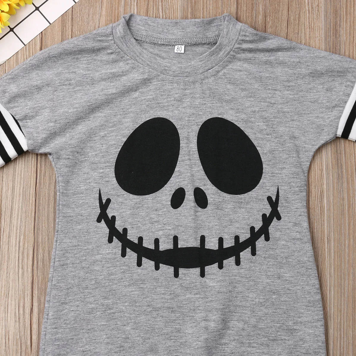 0-24M Newborn Infant Baby Boys Halloween Rompers Short Sleeve Jumpsuit Funny Boys Costumes Summer Clothes