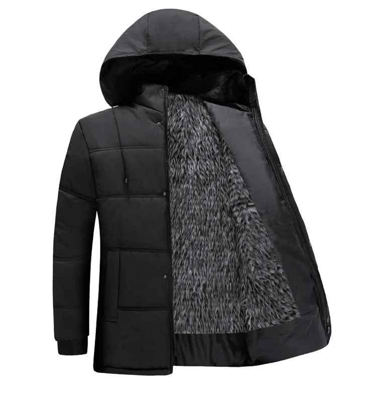 AliExpress одежда с хлопковой подкладкой для пожилых людей среднего возраста, матовое и толстое повседневное пальто nan mian ao