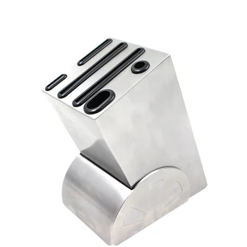 

Convenient Multi-functional Stainless Steel Knife Seat Kitchen Tool Holder Knife Stand Block Tool Knife Block