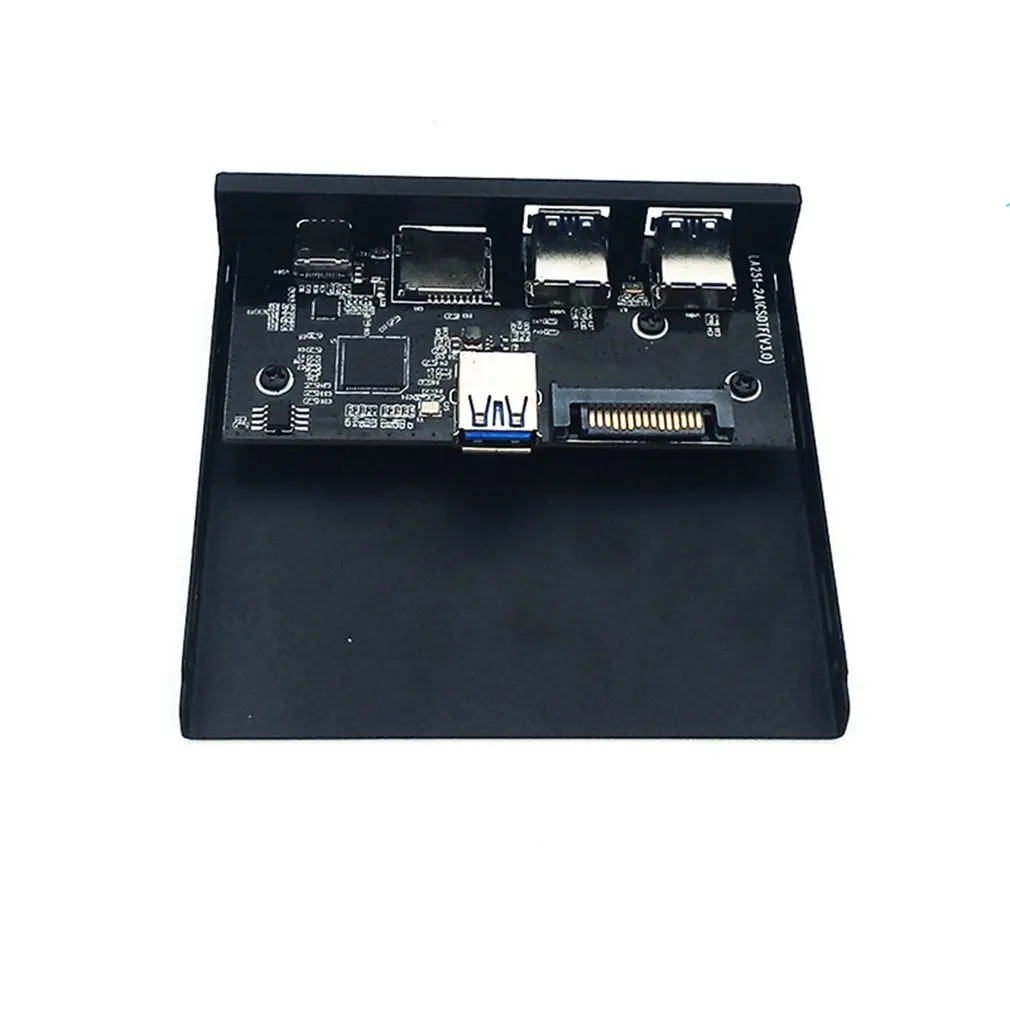 USB3.1/Type C Interface+Dual USB3.0+TF/SD Card Reader 3.5 Optical Soft Drive Expansion Panel Drives Hard disk Mount