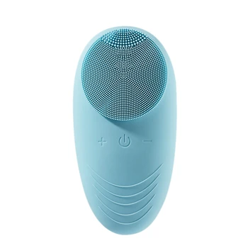 

Electric Facial Brush Cleaner Silicone Waterproof Ultrasonic Instrument Facial Skin Care Spa Massager Beauty Tool Device
