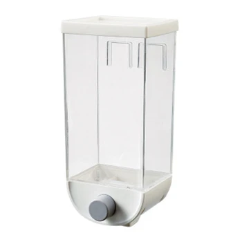 

Grain Storage Box Wall-Mounted Tank Home Cereal Bean Rice Container Oatmeal Dispenser