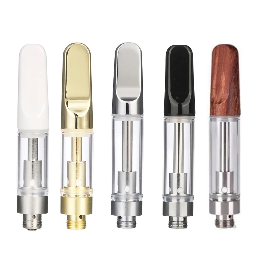 

Vape Ceramic Tip Oil Cartridge Coil vaporizer pen cartridges Atomizer Tank for 510 Thread CBD oil