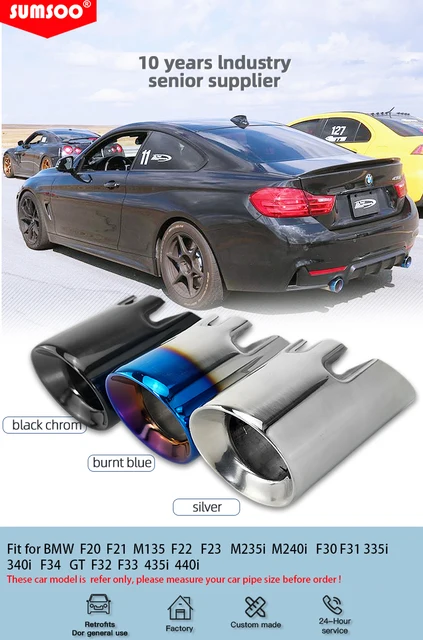 65mm Id 101mm Od Direct Plug Exhaust Nozzles Carbon Fiber Exhaust Tips ...