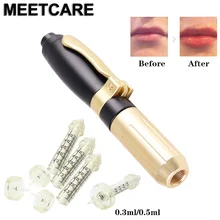 Гиалуроновая инъекционная ручка распылитель гиалуроновая ручка пистолет с высоким давлением против морщин для подтягивания губ водяной шприц игла головка