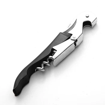 

Professional Stainless Steel Wine Screw Corkscrew Double Hinge Waiters Bottle Opener Hippocampus Can Beer Opener