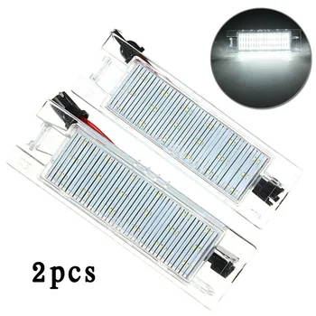 

1 Pair Car Taillight LED License Number Plate Light Lamp White Lighting No Error 7000K 12V DC For Opel Signal Lamps