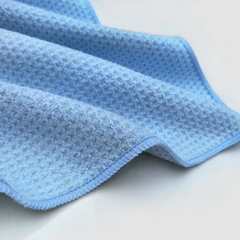 

Drying Car Wash Towel Bathroom Kitchen Pet Polishing Blue Ultra-fine Care
