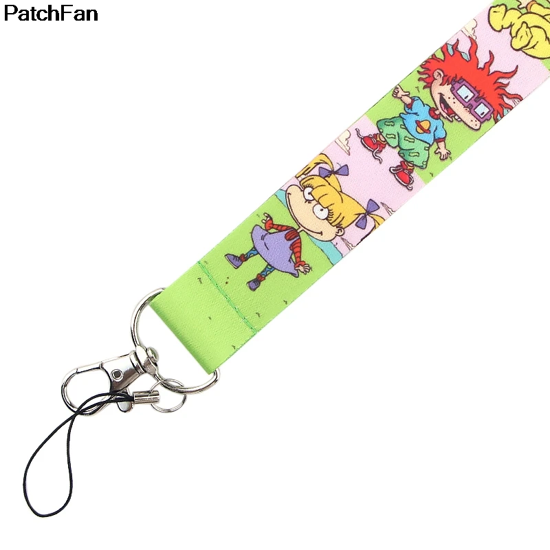 A2587 Patchfan мультфильм kawaii тег ремень шеи ремешки для безопасности отрыва для мобильного телефона USB ID бейдж держатель ключ для ребенка