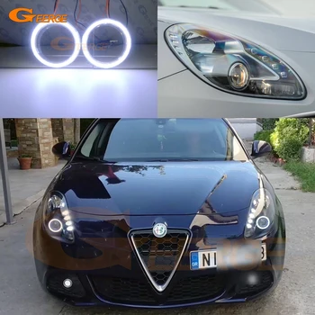 

For Alfa Romeo Giulietta 2010-2018 Excellent Ultra bright illumination COB led angel eyes halo rings car Accessories