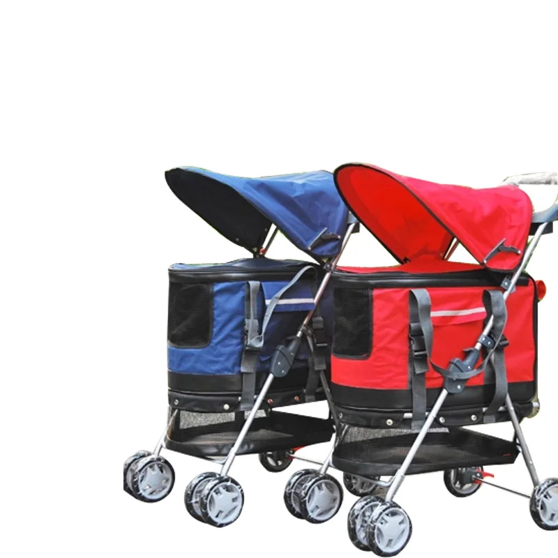 Многофункциональная коляска для домашних животных, собачья тележка из тележки, Осенний питомник, дорожное гнездо