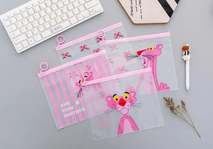 1 шт. Lytwtw корейский школьные канцелярские принадлежности милые Kawaii креативный конверт из ПВХ, чтобы получить мешок Единорог полупрозрачная папка