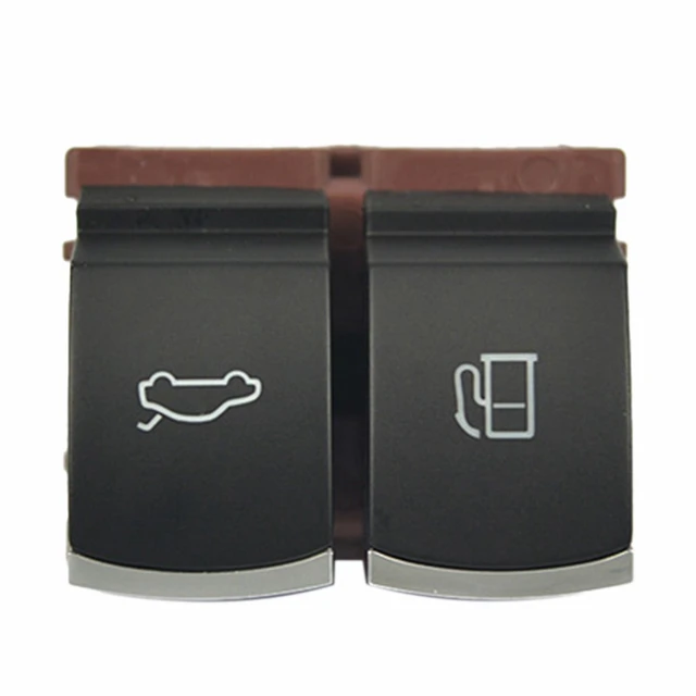 New Chrome Fuel Tank Door Trunk Release Switch For Passat B6 B7 3C