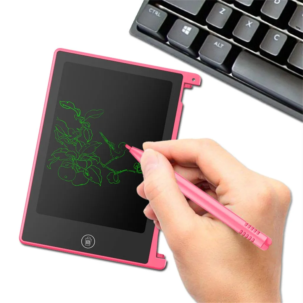 

Mini Magnetic Blackboard Board 4.5 Inch Electronic Chalkboard for Kids LCD Writing Notebook Flipchart Drawing Flip Chart Tablet