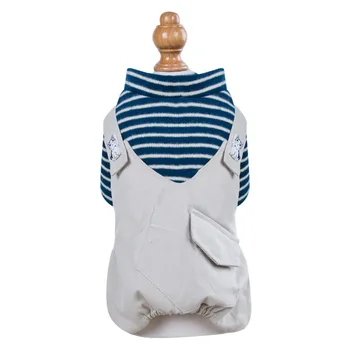 

Dog Pet Winter Clothes Apparel Striped Dog Jumpsuit Dog Pet Winter&Autumn Coat Classic Pet Puppy Cat Apparel 5 sizes