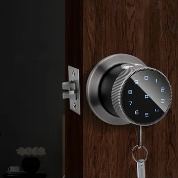 

Biometric Fingerprint Lock Security Intelligent Indoor Wooden Door Lock with Password IC Card APP Remote Control Smart Unlock
