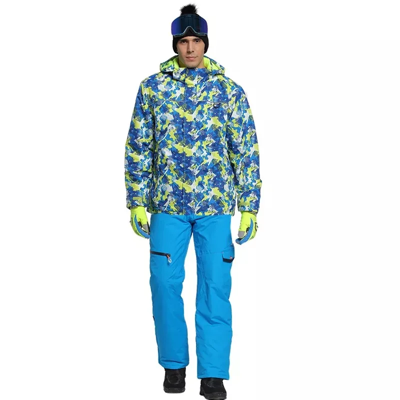 men's ski suits 2pieces winter suit mens winter men's jacket Snowboard suit