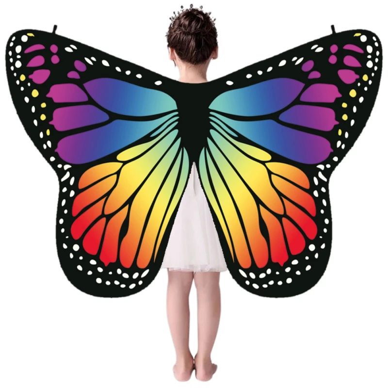 

Halloween Decoration Rotate Butterfly Wings Type Cloak Children Cloak Cute Butterfly Party Decoration Festive Party Supplies
