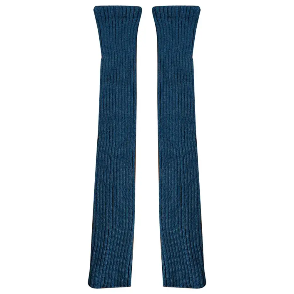 Peacock Blue Женские облегающие гольфы для девочек, длинные хлопковые чулки, теплые#4S19 - Цвет: Peacock Blue