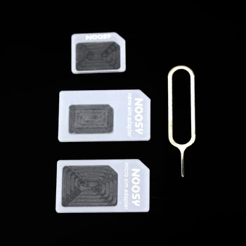 

Nano Sim Card to Micro Sim Card Standard Sim Card Adapter Adaptor Converter Hot