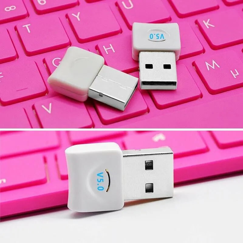 Материал ABS USB Bluetooth 5,0 адаптер беспроводной ключ стерео аудио приемник передатчик ПК