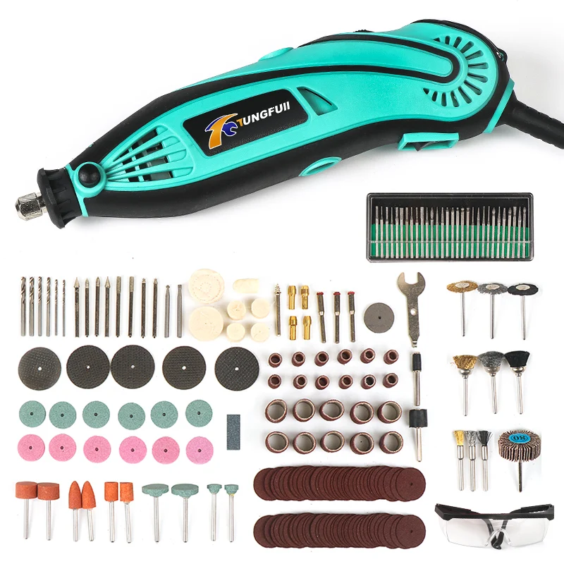 TUNGFULL 220V Dremel Tools Mini Drill Rotary Tool With Accessory ...
