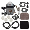 FS85 FS80 Carburetor for Stihl FS75 FS80R FS85 FS85R FS85T FS85RX String Trimmer Weedeater C1Q-S97 Carb W/Fuel Repower Kit Air F 1