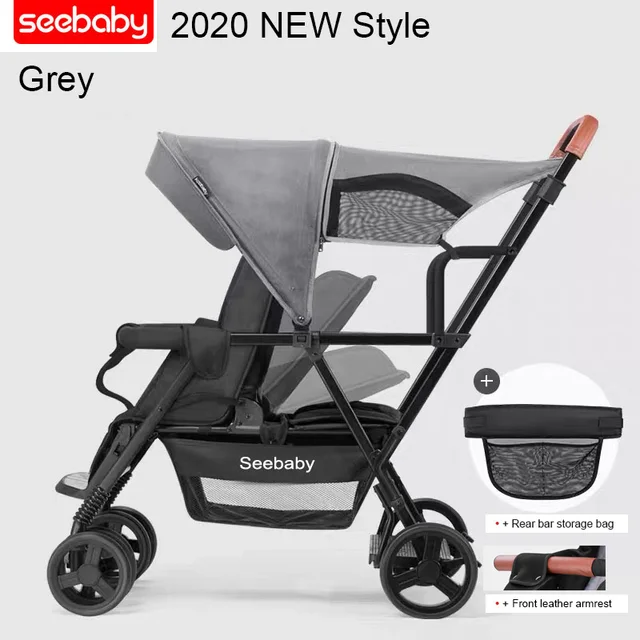 seebaby double stroller