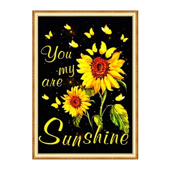 

Meian Sunflower full square diamond 5D DIY Diamond art 3D Diamond painting Kits cross stitch diamond mosaic photo home decor