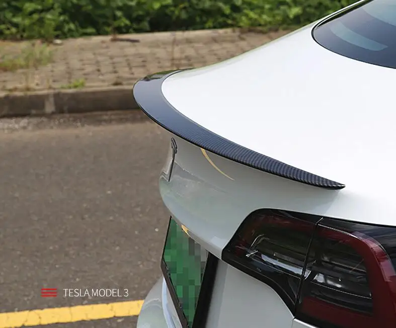 Спойлер для Tesla model S 2012 2018 Высококачественный спойлер из углеродного волокна s