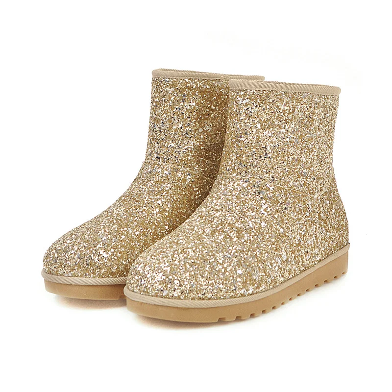 womens gold ankle boots