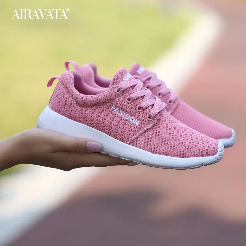 

Women's Shoes Running Sports Casual Tennis Shoes Mesh Breathable Light Couple Sneakers