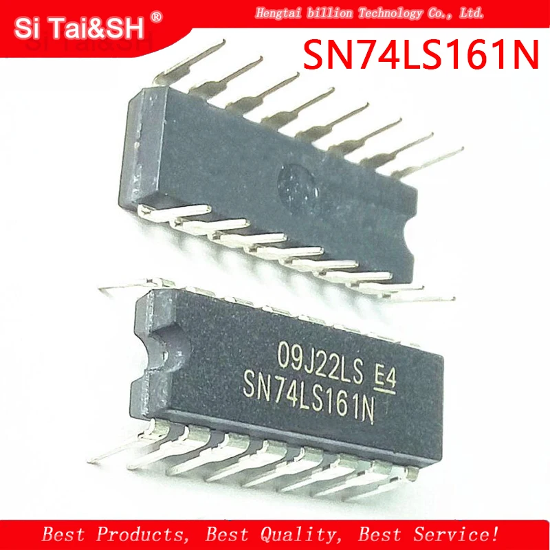 10PCS SN74LS161N/AN HD74LS161P/AP 74LS161 DIP16 Four-digit binary clear counter | Электронные компоненты и