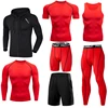 6/7pcs Dry Fit Sport Set Men Sport Running Sets Basketball Tight Sport Clothing Fitness Jogging Tracksuit Compression Sportswear ► Photo 3/6